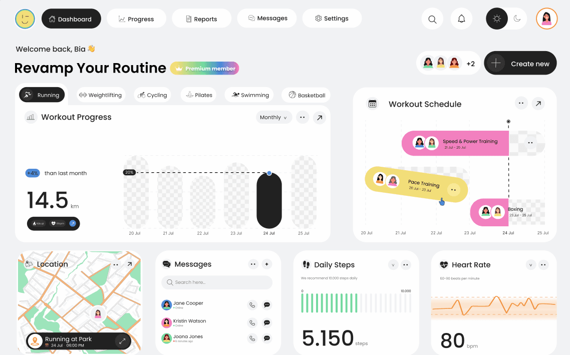 Workout Tracker Dashboard